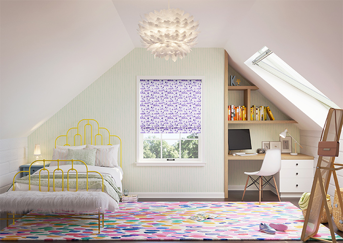 Royal Realm, Lavender - Roman Blind - Image 8